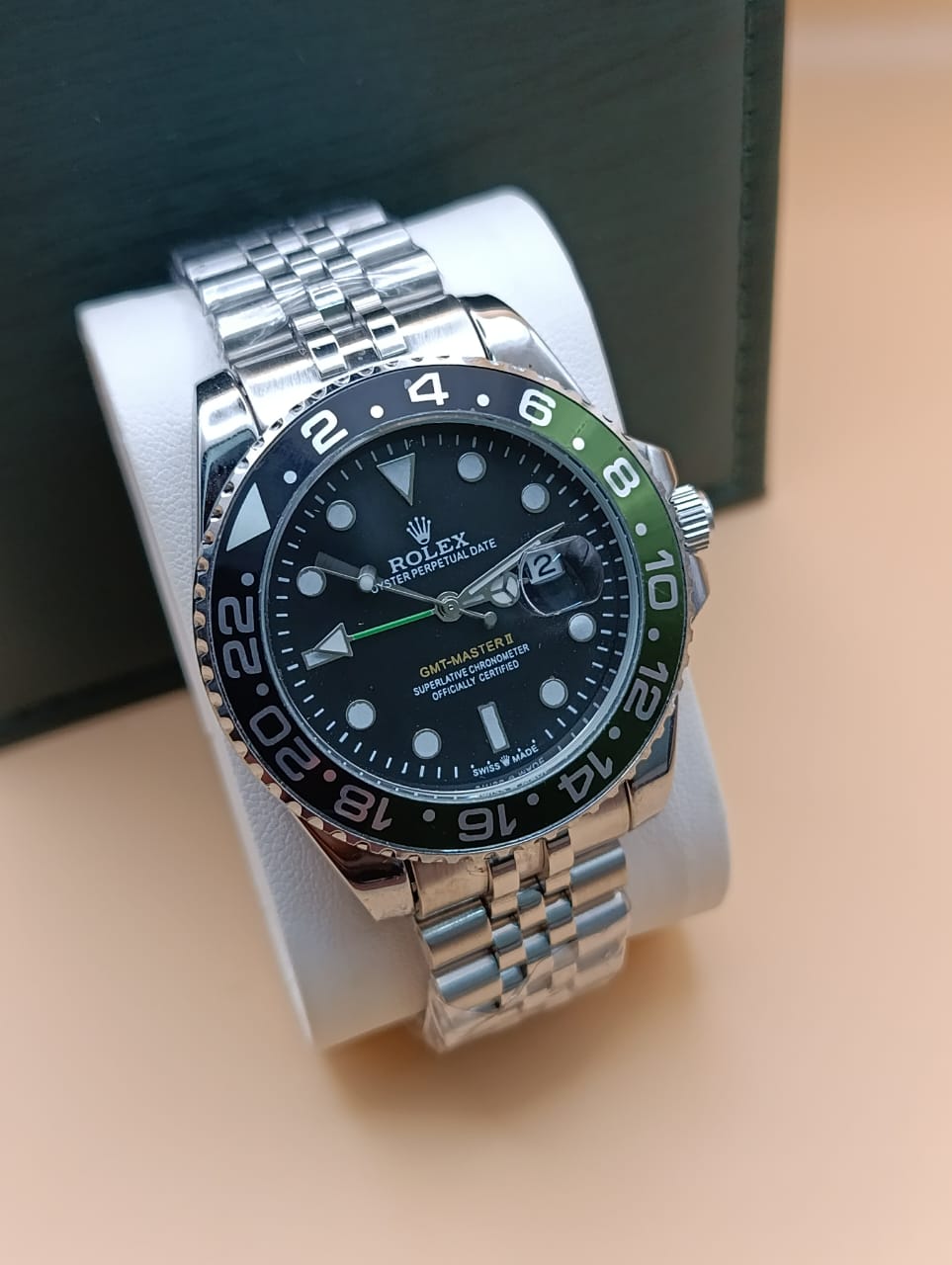 Rolex GMT Master Black & Green Dial