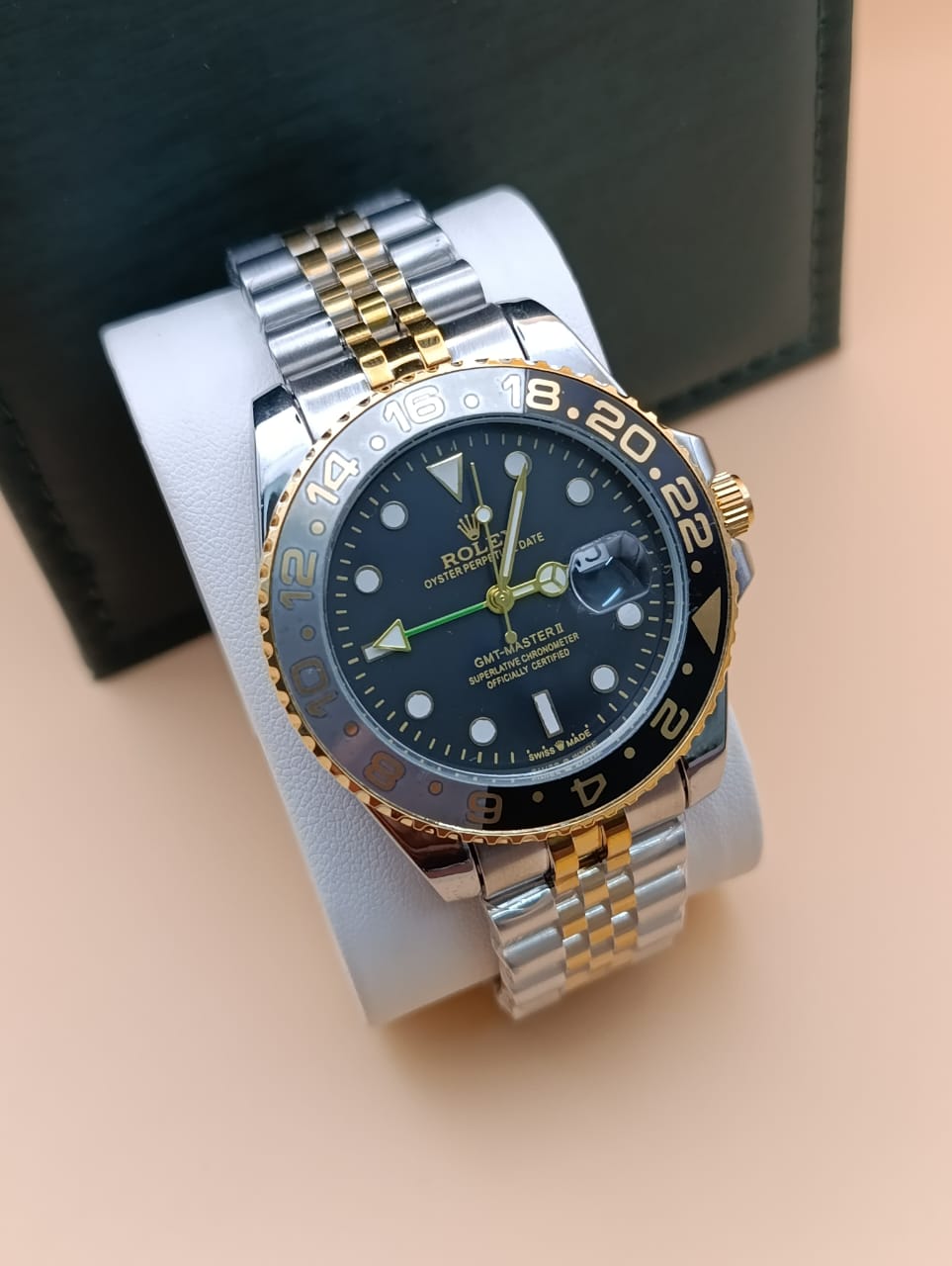 Rolex GMT Master Golden & Black Dial