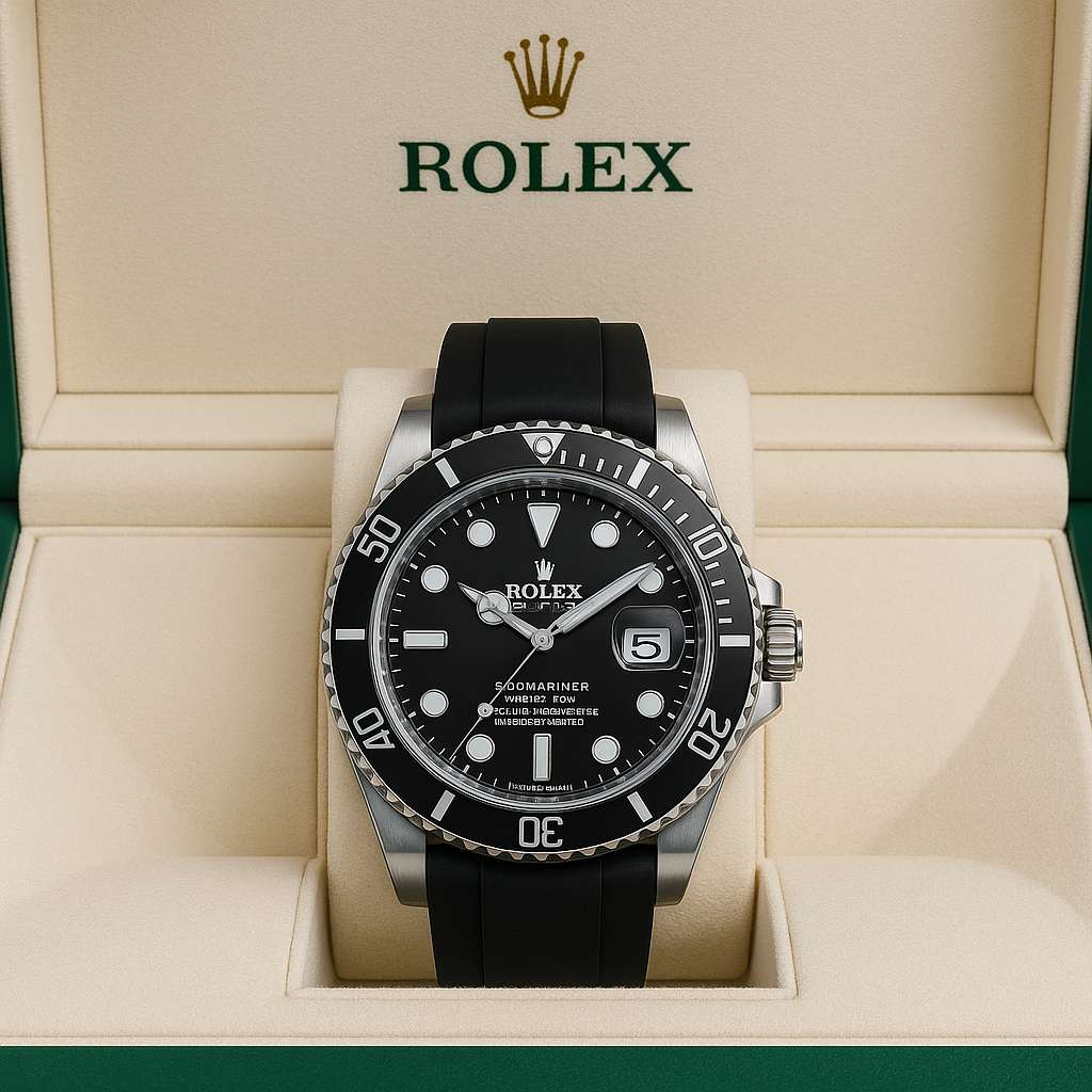 Rolex Submariner Silicon Strap – Green Dial