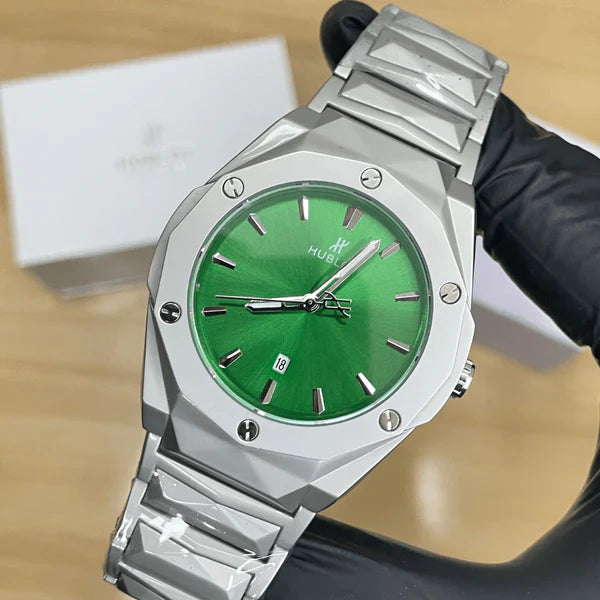 HB Watch – Premium Chain – Green Dial