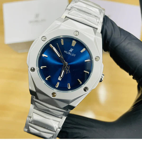 HB Watch – Premium Chain – Navy Blue Dial