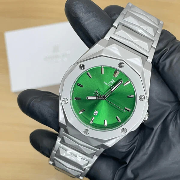 HB Watch – Premium Chain – Green Dial