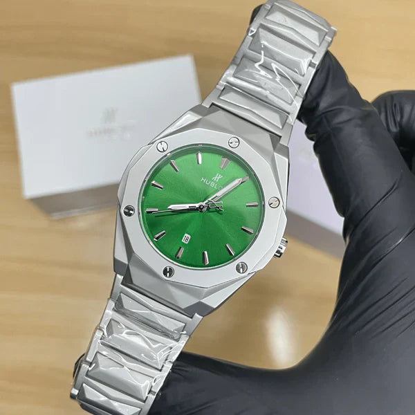 HB Watch – Premium Chain – Green Dial