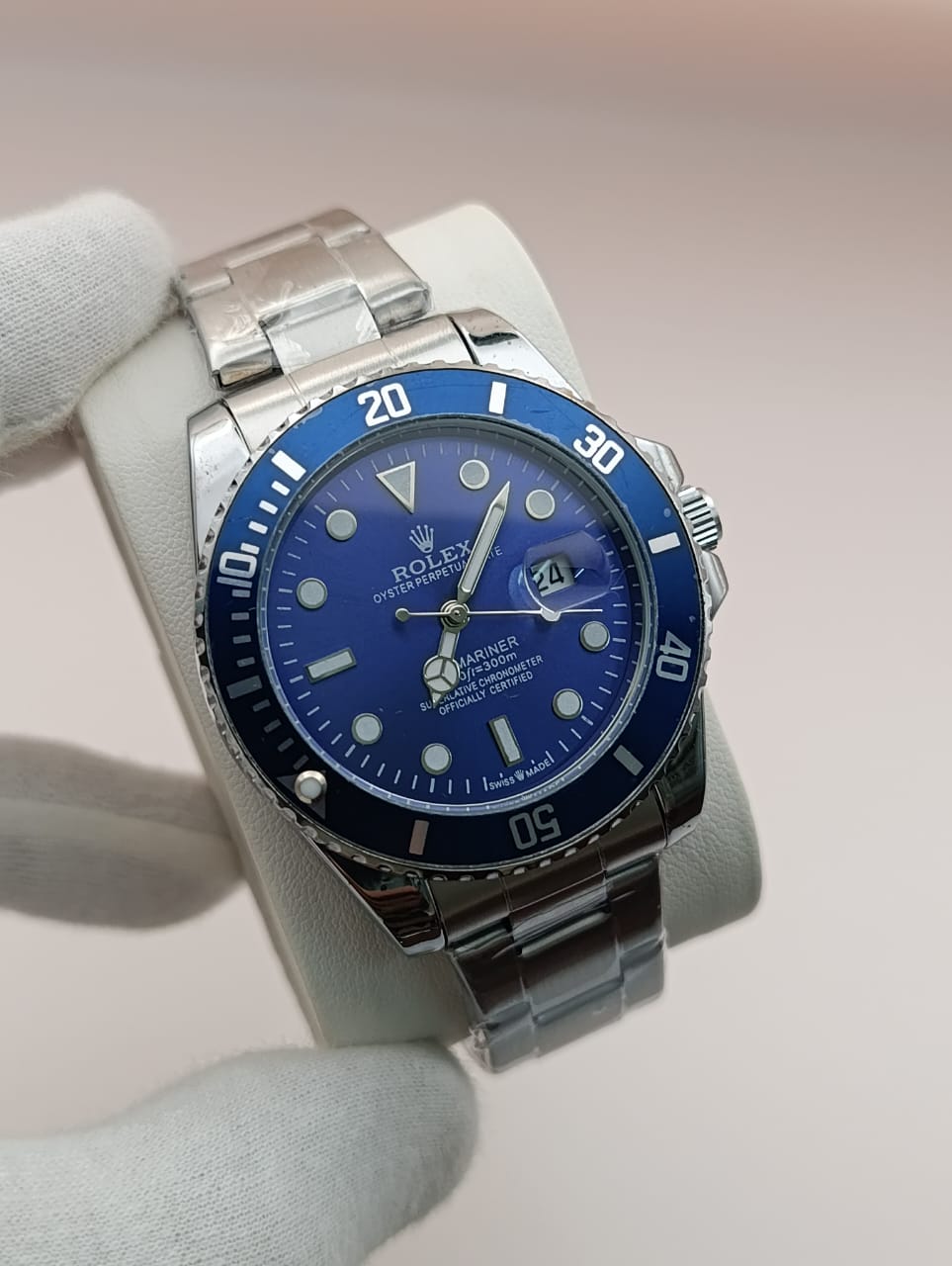 Rolex Submariner Steel Chain – Blue Dial