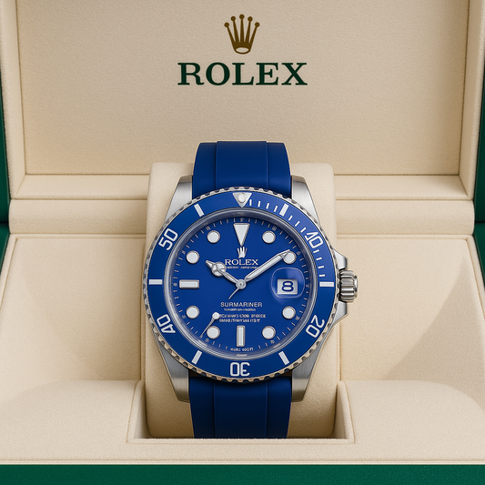 Rolex Submariner Silicon Strap – Blue Dial