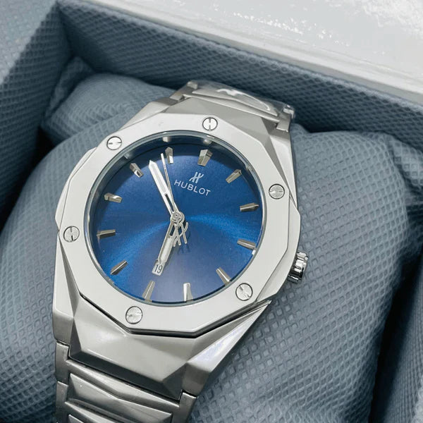 HB Watch – Premium Chain – Navy Blue Dial