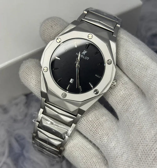 HB Watch – Premium Chain – Black Dial